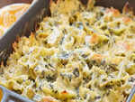 Baked Noodles wih Spinach & Yoghurt