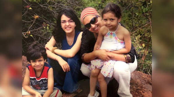 Celebrating her daughters