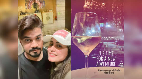 Hina Khan and Rocky Jaiswal
