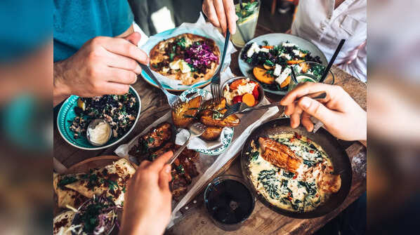 Be cautious when adding food to your plate
