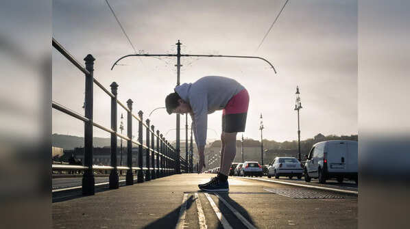 Hands to feet stretch