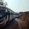 Photos of traffic jam inside Sariska Tiger Reserve
