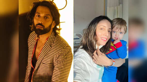 Nakuul Mehta, wife Jankee and son Sufi