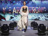 'No Nation Fashion', a project by migrants from reception centres in the Balkan country and a Bosnian designer