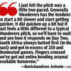 Ashwin speaks