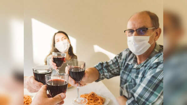 You attend gatherings because you believe the worst is over