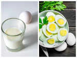 ​Can you mix milk and eggs?