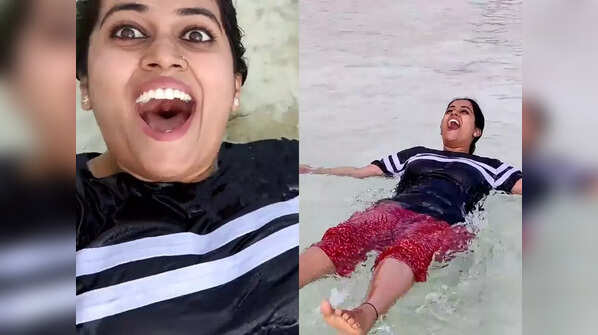 Sayli shows how to float