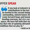 Kohli on Ashwin