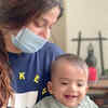Aditi Shirwaikar Malik's little baby fights the virus