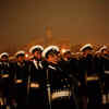 Soldiers take part in Republic Day parade rehearsals in Delhi