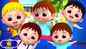 Nursery Rhymes in English: Children Video Song in English 'Five Little Babies Jumping On The Bed'