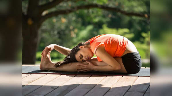 Try this yoga pose before going to bed