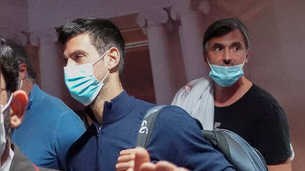 Djokovic landed in Dubai