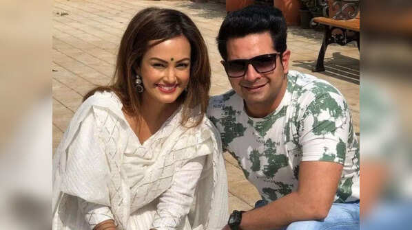 Karan Mehra and Nisha Rawal