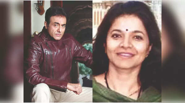 Nitish Bharadwaj and Smita Gate