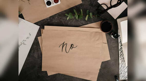 Saying the word NO