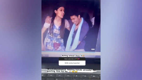 Vicky Kaushal shares unseen video from early acting days with Shireen Mirza