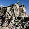 Article image for: These pictures show devastation caused by Saudi-led coalition <i class="tbold">air strikes</i> in Yemen
