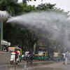 Disinfectants sprayed on streets to outwit Corona