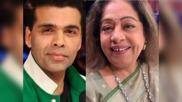 Kirron Kher mocking Karan Johar's fashion sense on India's Got Talent