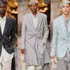 Draped suit