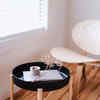 Invest in round decor or tables