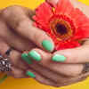 Eye makeup and nail art