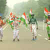 Artists in Bhubaneswar get dressed up in tricolours