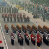 The contingent of J&K Light Infantry (JAK LI), led by Maj Ritesh Tiwari of 5th Battalion of JAK LI, marches down the Rajpath.
