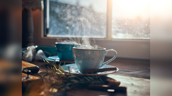 Take hot drinks
