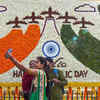 Decorated roundabout