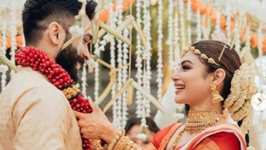 Mouni Roy shares stunning pictures from wedding: ‘I found him at last’