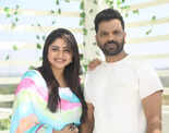 Sathish Ninasam and Rachita Ram on the set of their upcoming film Matinee