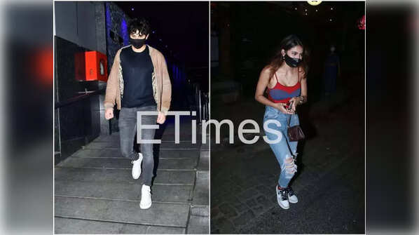 Palak Tiwari spotted with Ibrahim Ali Khan