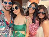These fun-filled pictures of newlyweds Mouni Roy and Suraj Nambiar from their pool party are simply unmissable