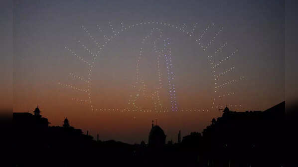 Delhi skyline