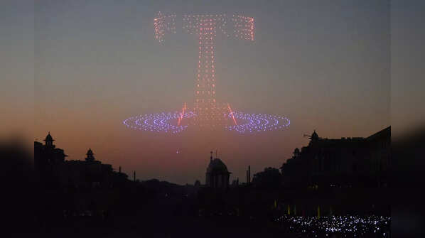 Delhi laser show
