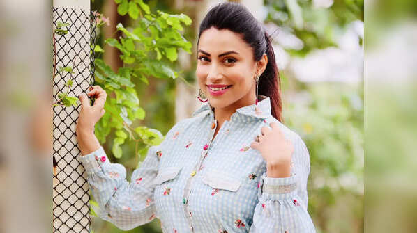 Kranti Redkar's designer wear