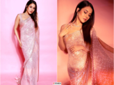 Shehnaaz Gill in a sequinned pink saree leaves us spellbound, pictures capture her ethnic glamour