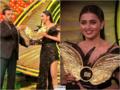 Tejasswi Prakash wins Bigg Boss 15, pictures of the actress lifting trophy go viral