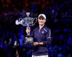 World No 1 Ashleigh Barty champions Australian Open women's singles title, pictures of the winning moment surface the internet