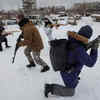 Article image for: Ukraine holds military exercise for civilians amid Russian threat; see pics