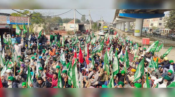 Unfulfilled promises: Photos of farmers' protest in Punjab, Haryana