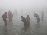 Magh Mela: Devotees take holy dip at Sangam on Mauni Amavasya