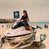 Jet Skiing her way