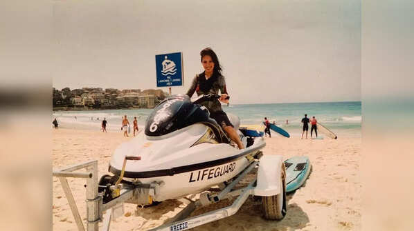 Jet Skiing her way