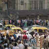 Crowd gather outside Lata Mangeshkar's residence to catch a glimpse of the legendary singer