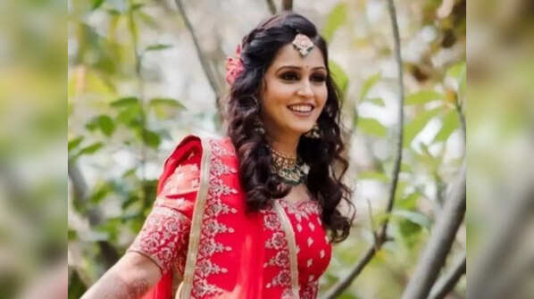 Ashita Chandrappa's luscious bridal hairdo