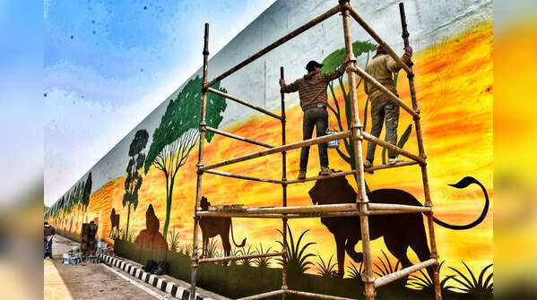 Work of art: Photos of Delhi's longest tunnel